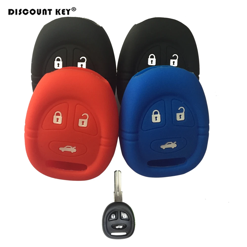 Silicone Rubber Car key Cover For Saab 9 3 9 5 93 95 Key Cover Case FOB