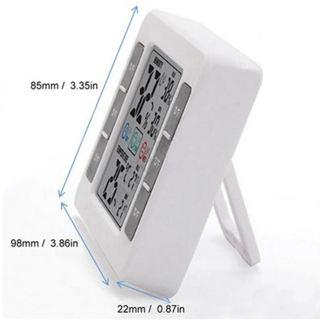 Digital Hygrometer Indoor Thermometer Wireless Temperature and Humidity Monitor Battery Operated