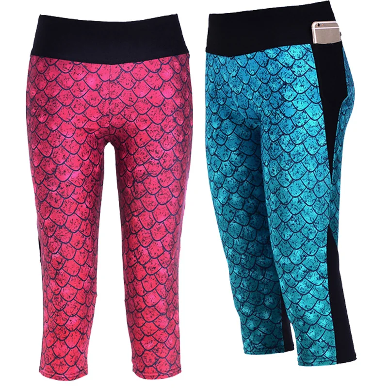 mermaid workout leggings