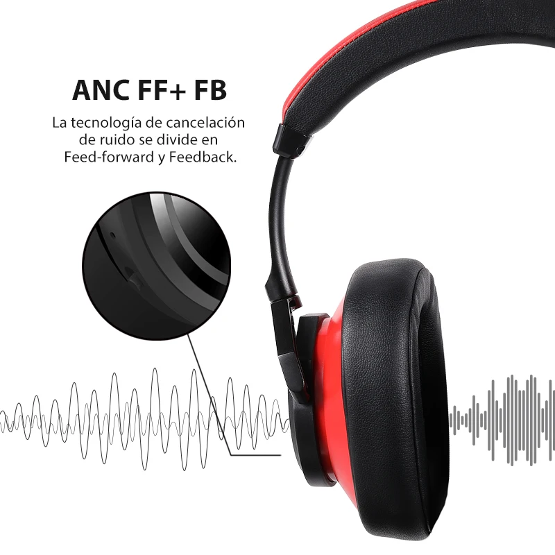 2019 Bluedio T6 Active Noise Cancelling headphones wireless bluetooth headsets with microphone for mobile phones 