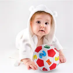 2016 Новинка Для детей детские развивающие игрушки ребенок учится Цвета номер резиновый мяч игрушка Крытый открытый цифровой Футбол мяч