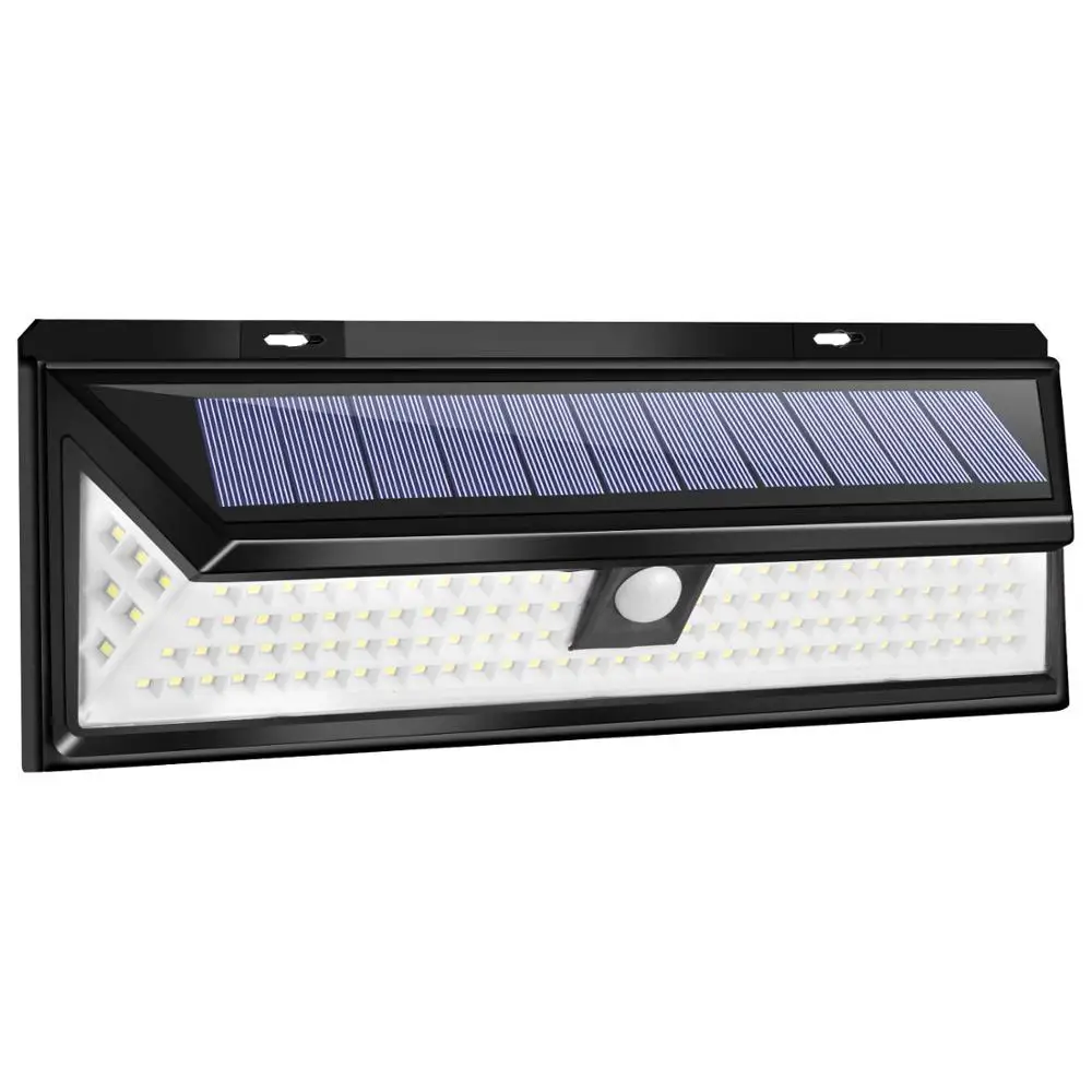 

118 LEDs Solar Light PIR Motion Sensor Waterproof Outdoor Emergency LED Solar Garden Light Pool Door Lighting Lamp Dropshipping