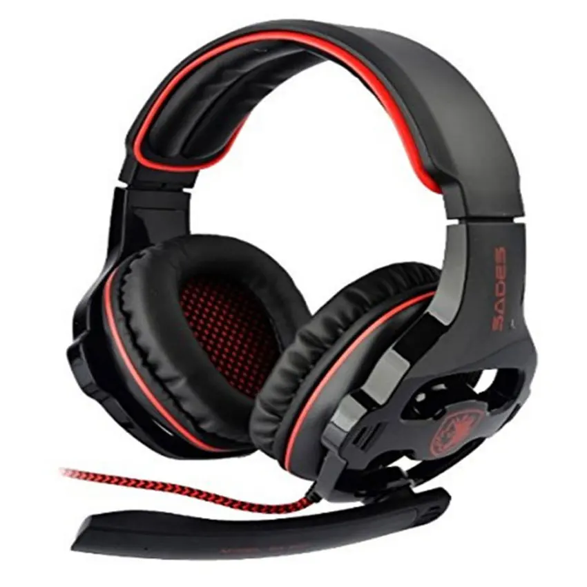 Sades A6 Игровые наушники шлем 7 1 объемный звук стерео USB игровая гарнитура с