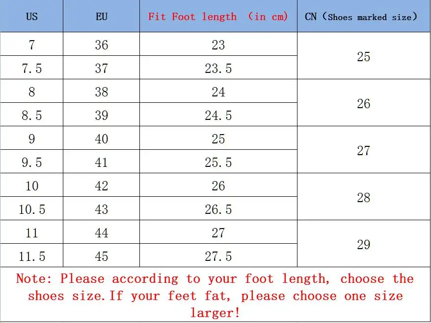 women size