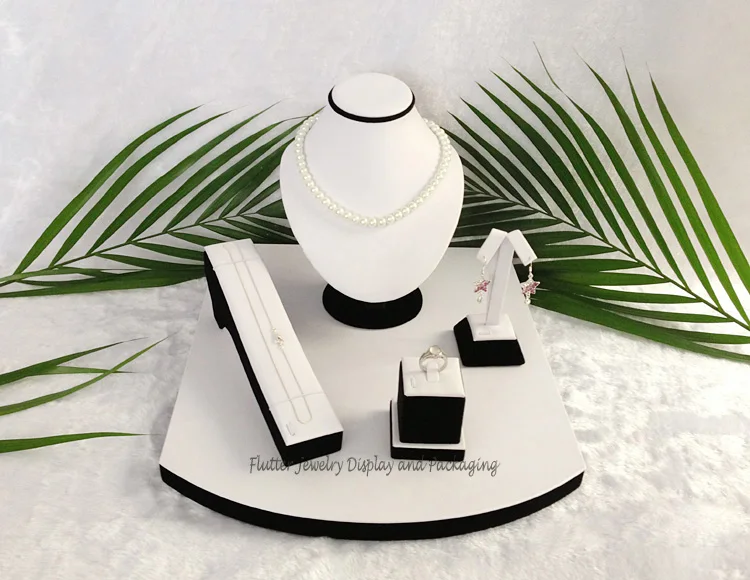 Professional Jewelry Display Props Set Earring Holder Bracelet Showing