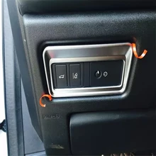 WELKINRY Авто Крышка для Land rover Дискавери Спорт- ABS Хромированная головная лампа свет задние ворота Открытие для кнопки переключателя