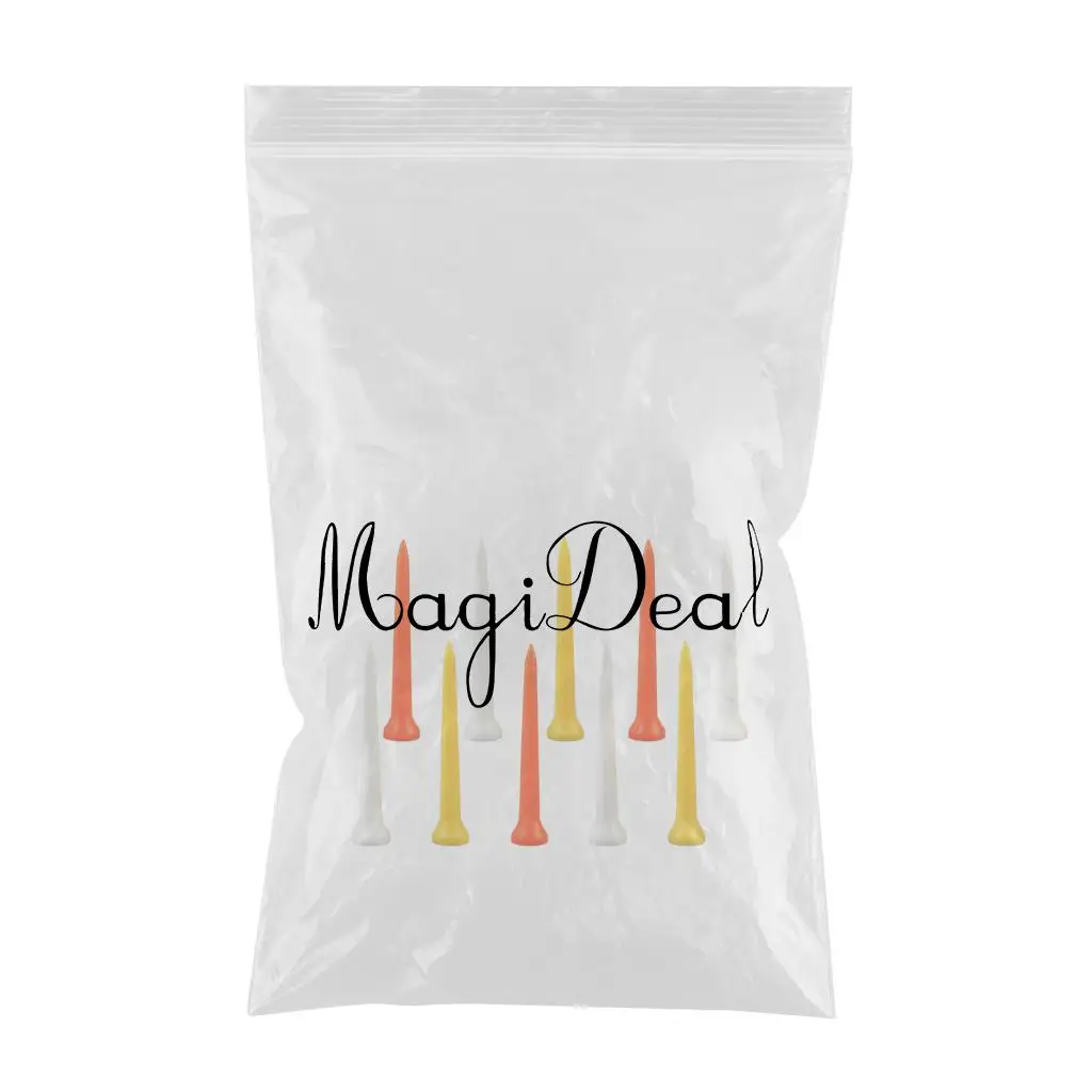 MagiDeal Unbreakable Golf Tees Size 69mm Golf Nails Blue Red for Various Golf Clubs Stronger than Wood Tees 
