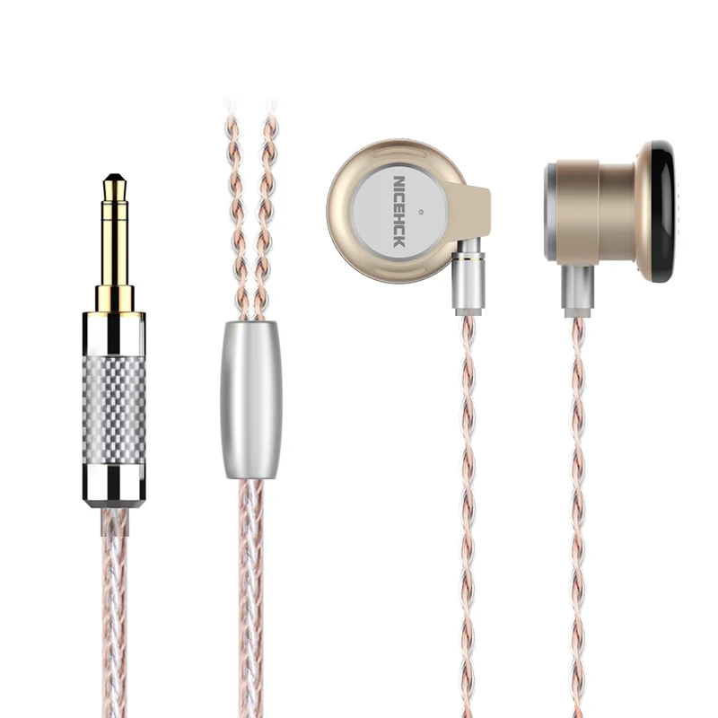 NICEHCK EBX Ear Hook Earbud HIFI Metal Earphone 14.8mm Dynamic Driver Headset Flagship Earbud With Detachable Detach MMCX Cable