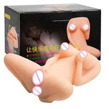3D реалистичные куклы для интима реалистичные груди Мужской мастурбатор молодой Вагина девушки анус попки Секс игрушки; фигурки героев
