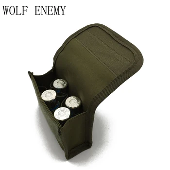 

Hunting Tactical Molle Pouch Bag 10 Hole Ammunition Airsoft Bandolier Bags Military Equipmen Gun Accessories