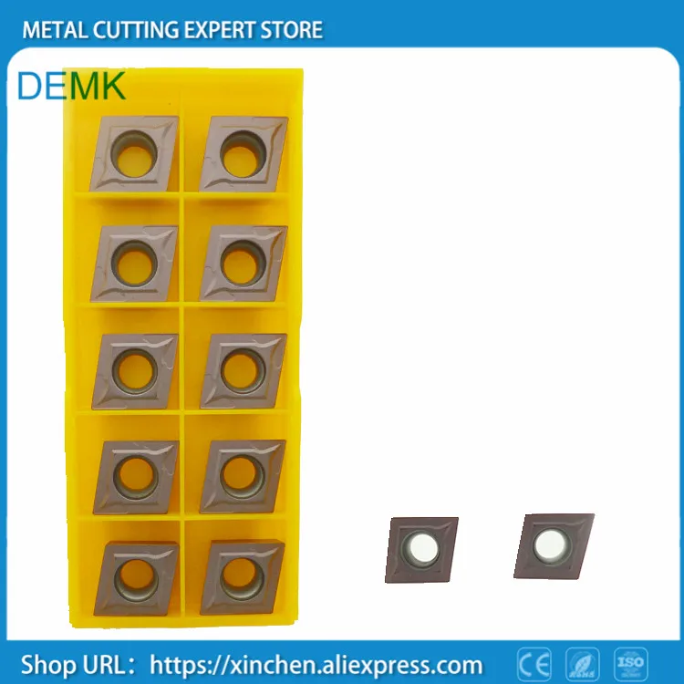 

Knife free shipping CCMT120404 / CCMT120408 VP15TF blade CNC blade processing stainless steel for Mitsubishi 10PCS