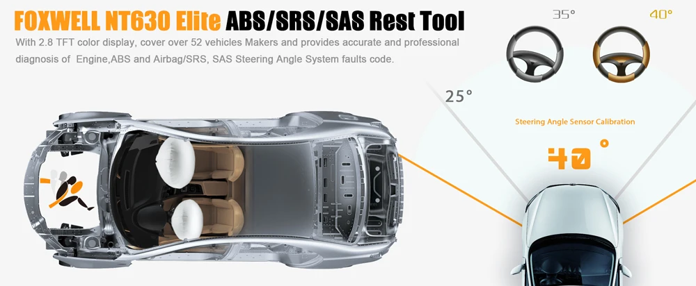 FOXWELL NT630 Elite OBD2 сканер ABS SAS подушка безопасности сброс OBD 2 Автомобильный сканер бесплатное обновление автомобиля диагностический инструмент на португальский