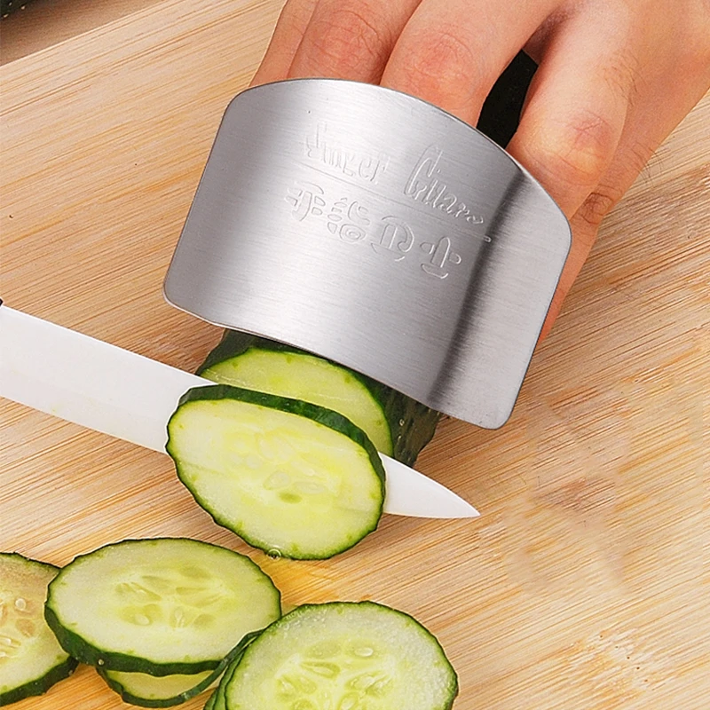 

Creative Stainless Steel Finger Hand Protector Guard Chop Safe Knife Slice Shield Personalized Design Kitchen Tool Cooking Tool