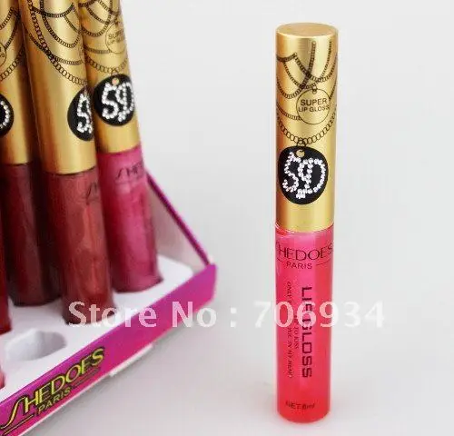 

24pcs/lot 12 colors Lip Gloss Lipgloss Makeup Vibrant Curve Effect 24 Hours 8ml 8314#