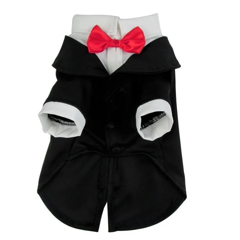 Pet Dog Coat Dog Clothes Puppy Coat Jacket Party Pet Clothes Gentleman