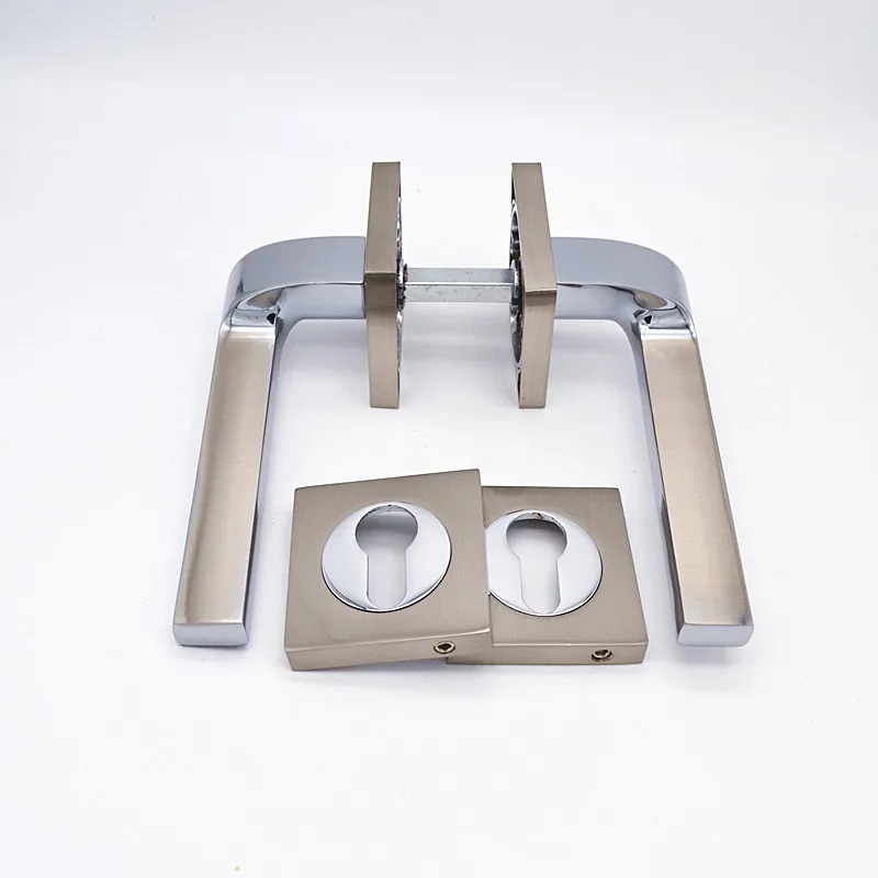 

SN CP Zinc Alloy Door Handles for Interior Door Mechanical Lock Interior Door Lock For Bedroom Security