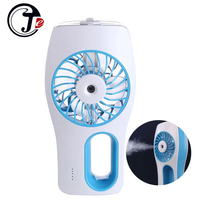 Rechargeable Fan Humidifier Mini Fan Essential Oil Diffuser Ventilador
