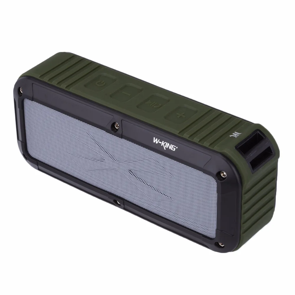 W-king водонепроницаемый Bluetooth динамик S20 IPX6 2000mAh FM беспроводной портативный динамик с микрофоном и поддержкой NFC для мобильного телефона