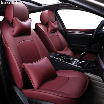 

kokololee custom auto real leather car seat cover For subaru forester impreza xv outback Automobiles Seat Covers car seats