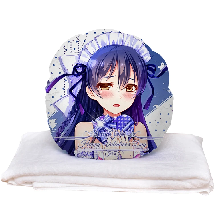 Аниме LoveLive! Kotori Minami Косплей круглая плюшевая подушка кукла Ручная теплая мягкие