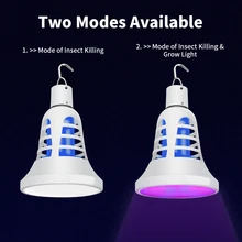 

LED Mosquito Killer USB Grow Light E27 LED Plant Growing Lamp 220V Anti Mosquito 110V LED Indoor Grow Tent Insect Killer Lamp 5V