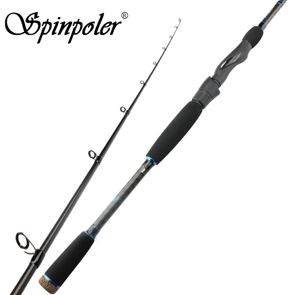 Spinpoler 2.28m Bass Spinning Rod MH Fast Action Spinning Fishing Pole Tackle Sea Rod Bass