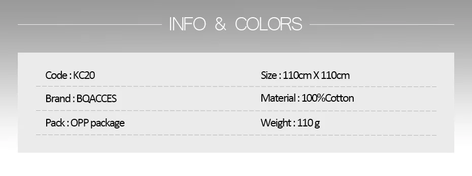 INFO&COLORS