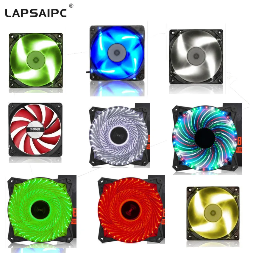 

Computer Case PC 12cm chassis Cooling Fan RGB Adjust LED Quiet power cooling rgb ultra-quiet desktop Cooler