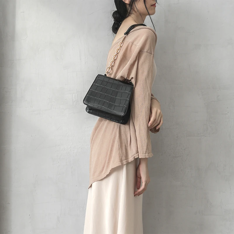 Bolsas de Crocodilo Padrão Mulheres Crocodilo Sacos