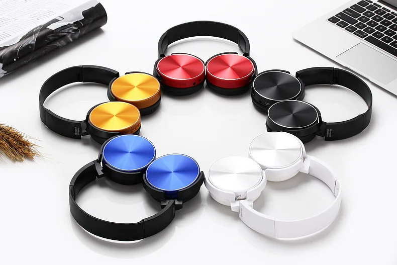 Модные наушники с Bluetooth стерео аудио на ухо Беспроводная гарнитура микрофоном