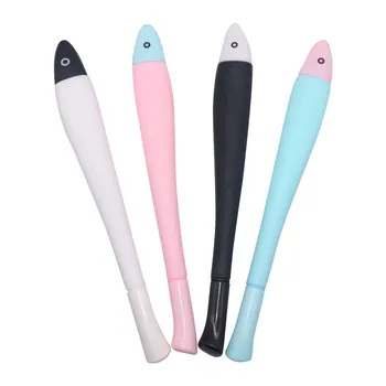 

2 pcs Small Fish Black Pen Test Special Gel Pen Simple Creative Kawaii Gift Pen 0.5mm Ink Pen School Supplies Office Supplies