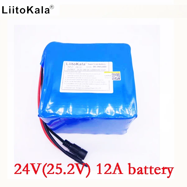 Bateria de Lítio-íon Backup de Energia Carregador de Bateria. Pcb + 24v Liitokala Bateria 18650 Portátil 25.2 v 2a 6s6p 24v 25.2v 12ah - Image 4