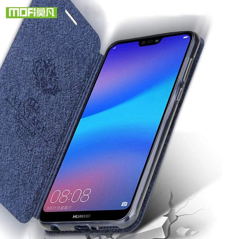MOFi для huawei P20 Lite чехол для huawei nova 3e чехол pu кожаный nova 3i чехол Полный Защитный Для huawei nova 3 Чехол