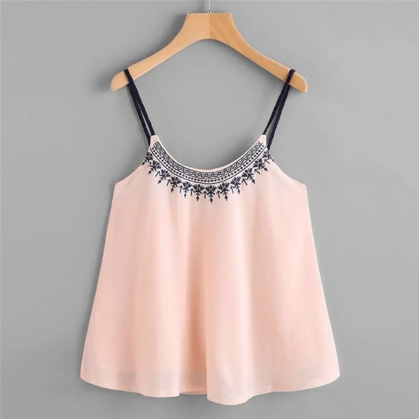 

KANCOOLD T-Shirt high quality Chiffon fashion Casual Sleeveless Crop Vest t-Shirt slim Cami solid Top T-shirt women mar31