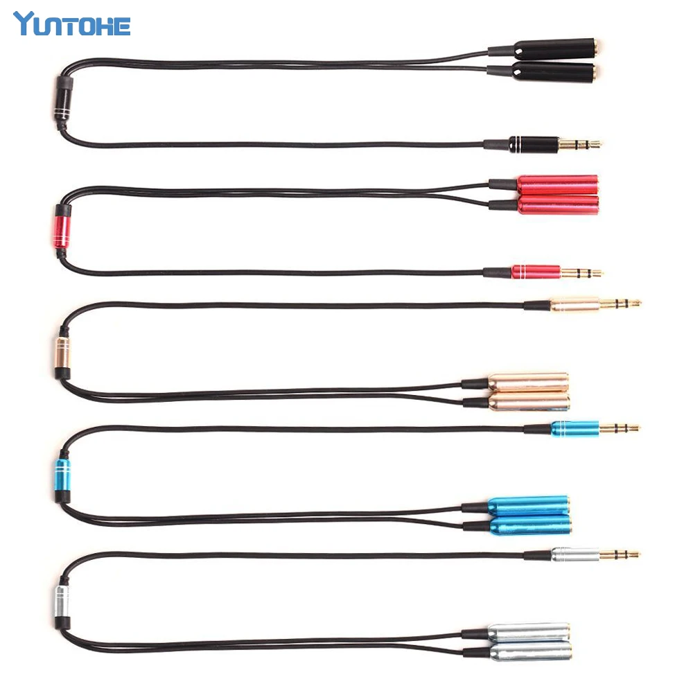 Wholesales Multicolor Metal 3 5 Mm Stereo Mini Jack 1 Male