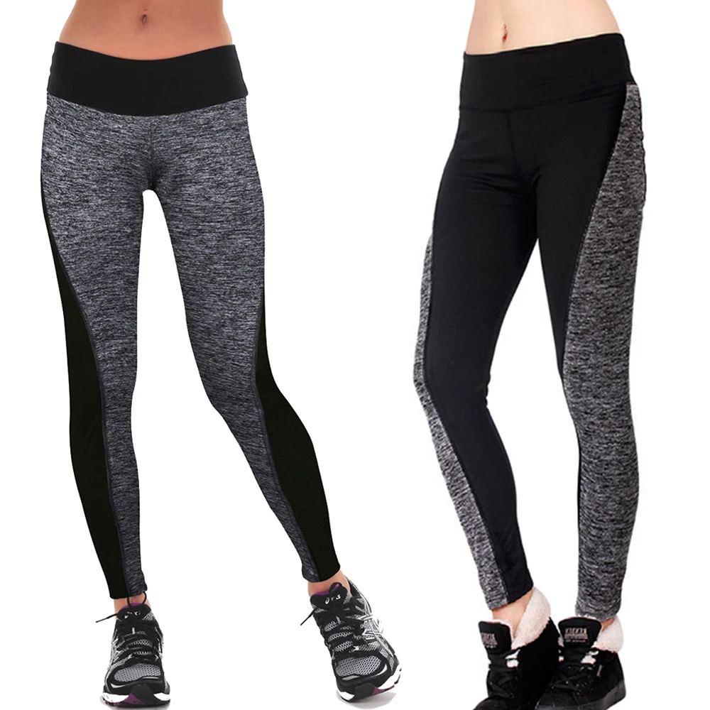 PANTALON de SURVÊTEMENT FEMMES 2017 Printemps SPORTIFS Occasionnels de Femme Patchwork Crayon Élastique Taille Pantalon Hip Hop .