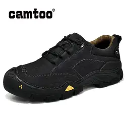 CAMTOO Высокое качество пояса из натуральной кожи повседневное Мужская обувь модные роскошные туфли на плоской подошве прогулочная для