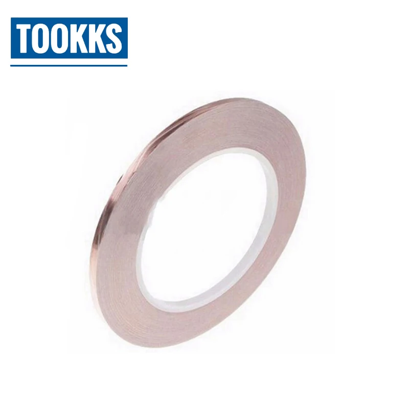 10mm*30m Conductive Copper Foil Tape Conductive Acrylic Adhesive For