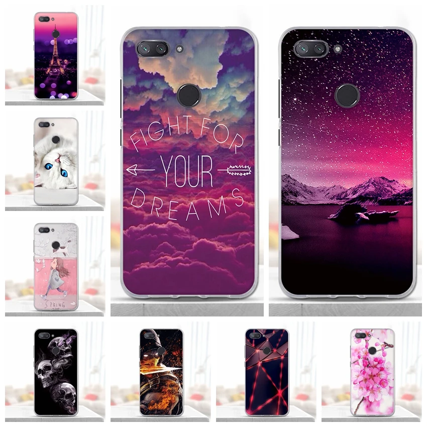 Case for Xiaomi Mi 8 Lite Case Silicon Cover Funda For Xiaomi Mi 8 lite Mi8 Lite Mi 8 Youth Cover Case For Xiaomi Mi 8 Lite Capa