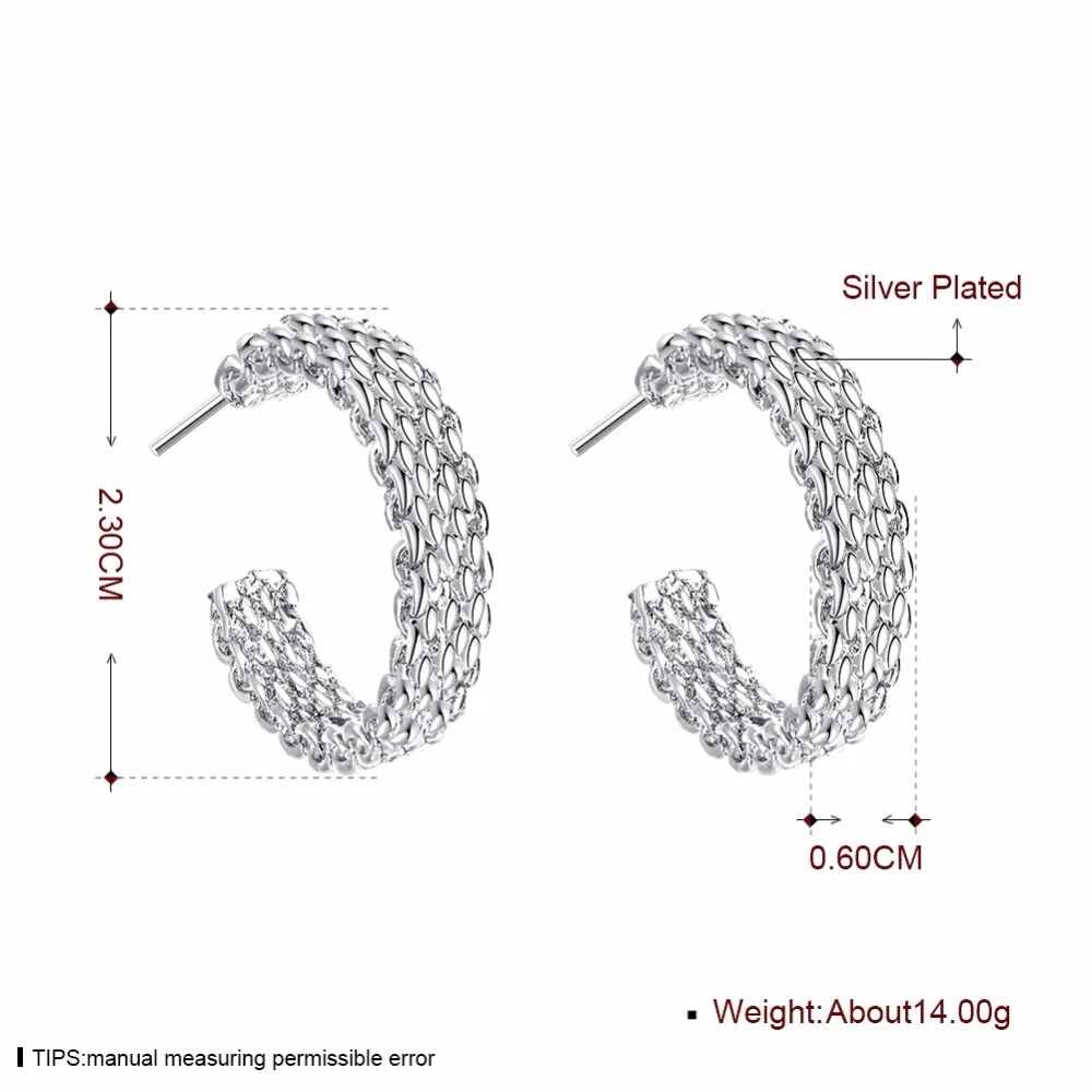 Потерять деньги Акция! покрытием Серебряные серьги Модные украшения, сотканные веб-Серьги kde082