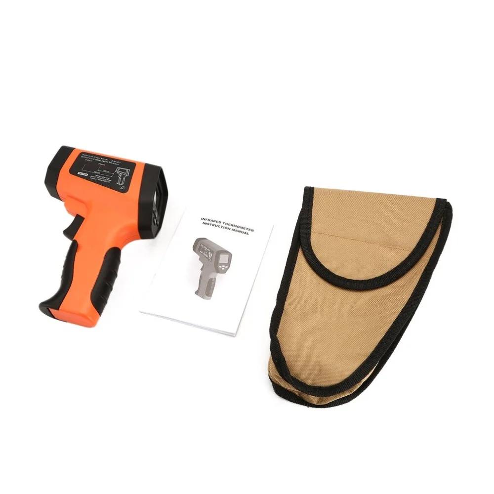 

Brand New Laser LCD Digital IR Infrared Thermometer DT600 Temperature Meter Gun Point -50~600 Degree Non-Contact Thermometer