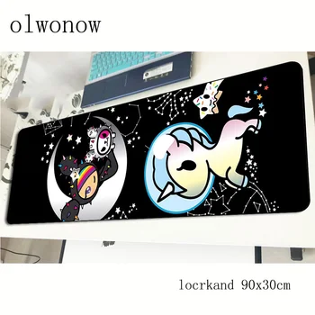

Tokidoki Rainbow mouse pad 900x300x3mm gel mousepads best gaming mousepad gamer Customized personalized mouse pads keyboard pad
