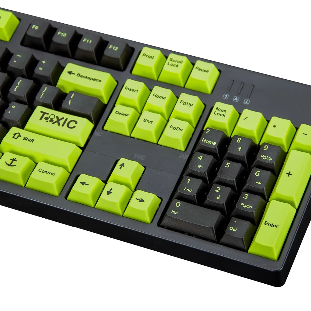 Toxic keycap 108/140 клавиш PBT Вишневый профиль краситель-сублимированный MX Переключатель для механической клавиатуры keycap только keycap