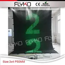 Программируемый высокая birghtness несгораемый полноцветный indoor двухсторонний СВЕТОДИОДНЫЙ знак