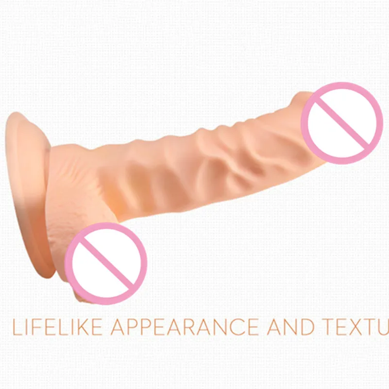 US $8.27 27% OFF|Realistic Big Dildo Silicone Flexible Penis Dick  masturbation Suction Cup Huge Dildos porn Adult Sex Products Sex Toys for  Women-in ...