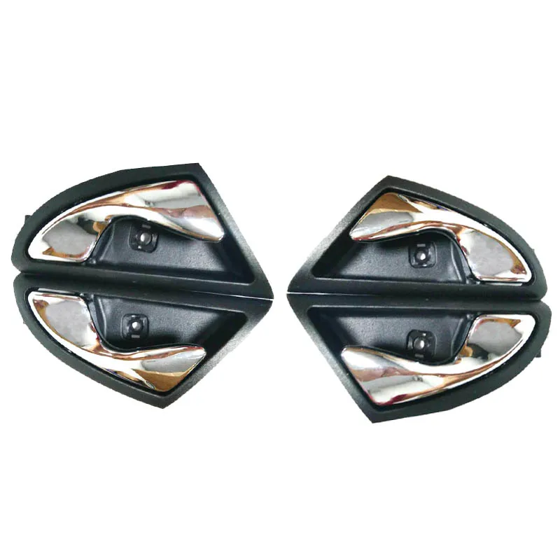 

4PCS Chrome Plating Front Rear Left Right 6205230U8010 6205240U8010 Inner Interior Door Handle for JAC J3 J3S Turin 2009-2015