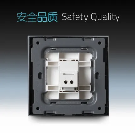 LIVOLO Crystal Tempered Glass Panel,  Wall Single telephonetel socket VL-W291T livolo Telephone socket (17)