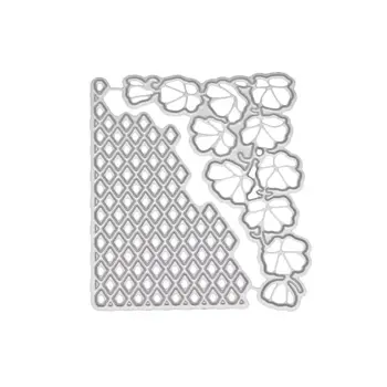 

Flower Background Metal Cutting Dies Stencil DIY Scrapbooking Album Stamp Paper Card Embossing Craft Decor