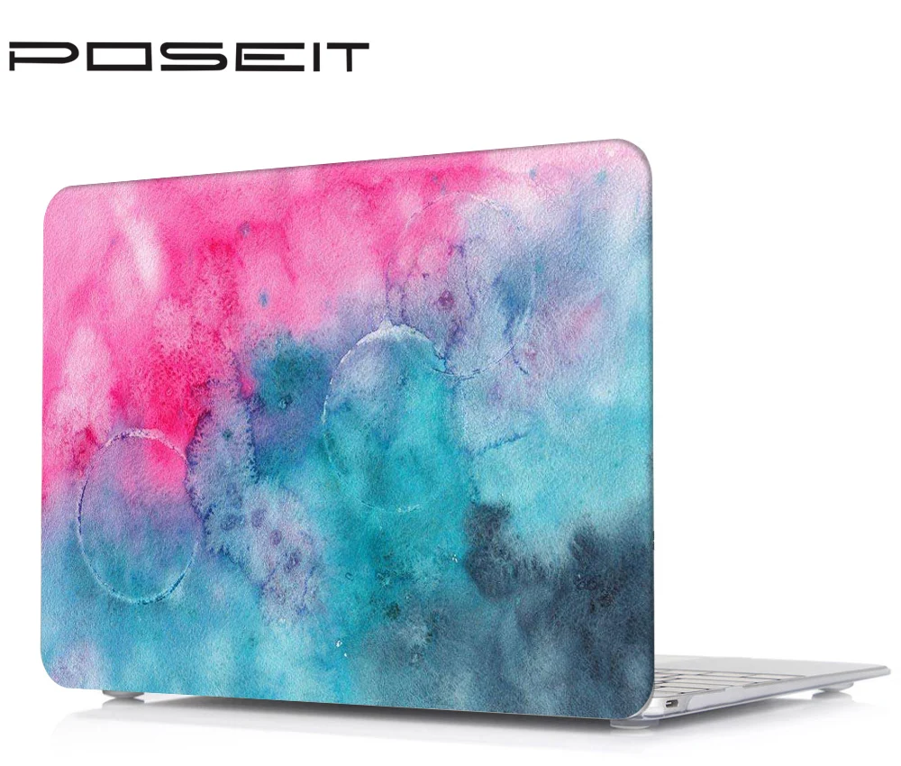 

New Color print plastic hard shell+Keyboard Cover+Dust Plugs For Macbook Pro Retina12 13 15 Air11 13 Touch Bar 13 15 A1989/A1990