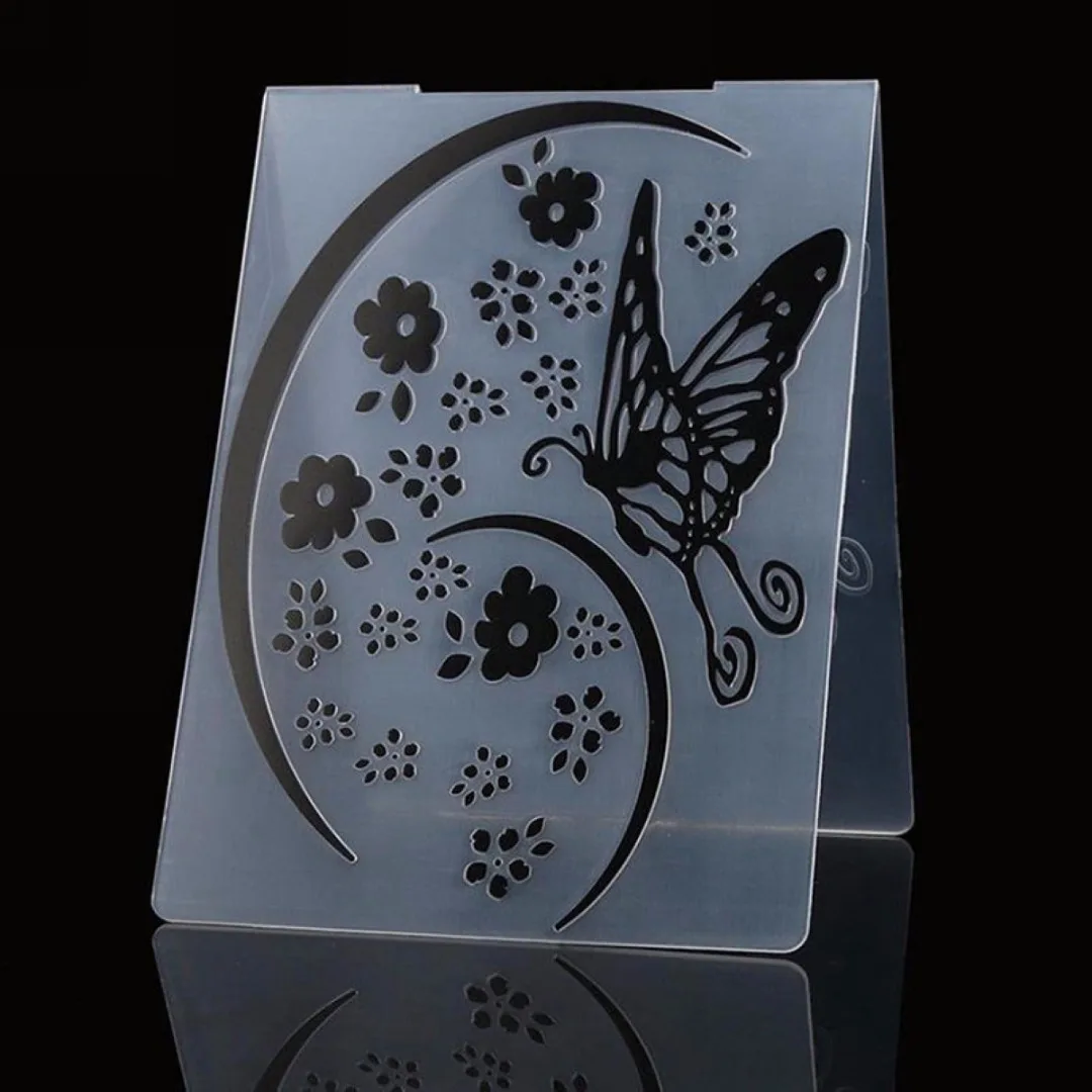1pc Scrapbooking Dekor Stencil Embossing Folder Template Paper Album Making Tool New